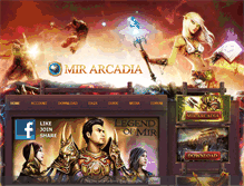 Tablet Screenshot of mirarcadia.com
